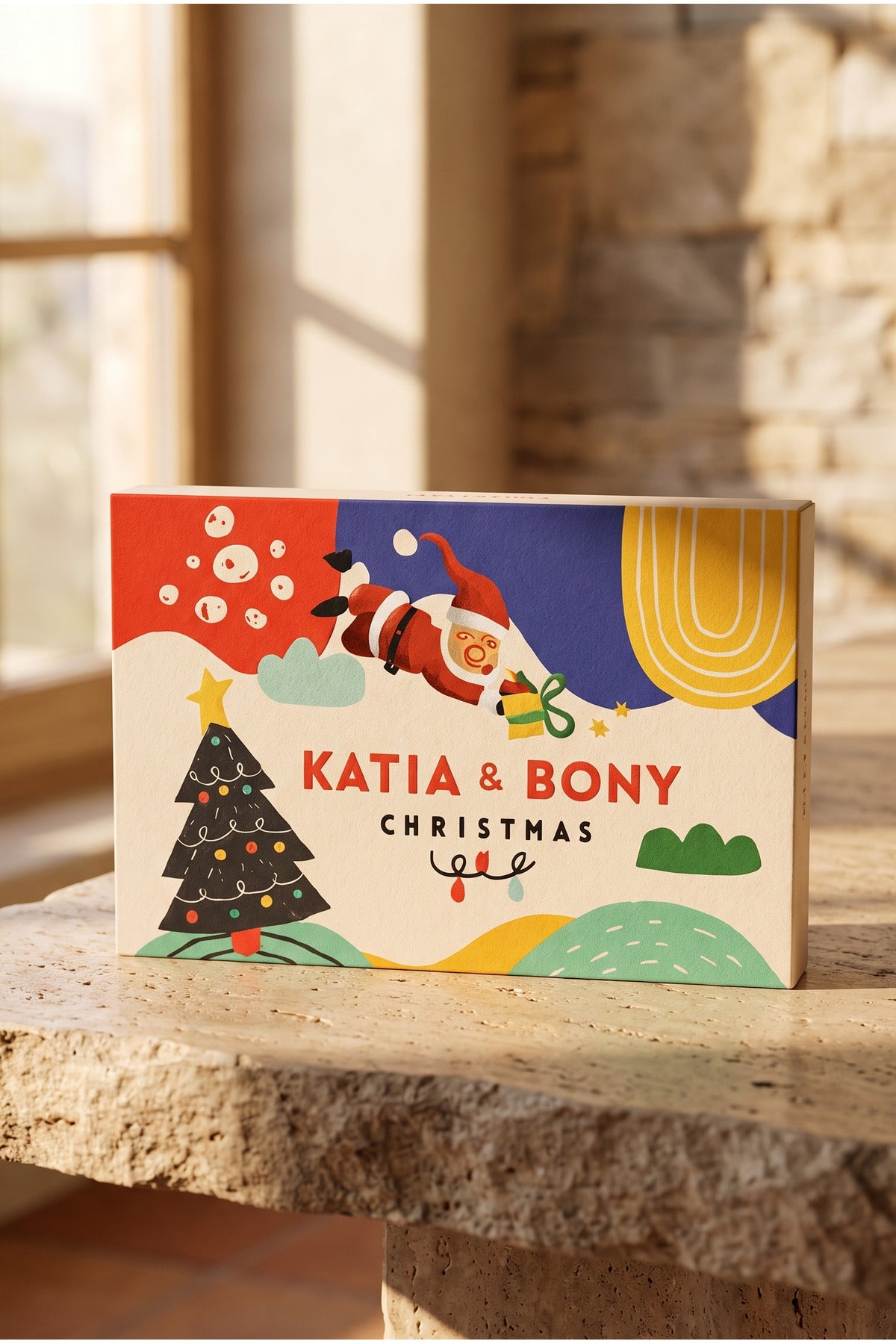 Unisex 4'lü Paket Yılbaşı Kutulu Soket Çorap