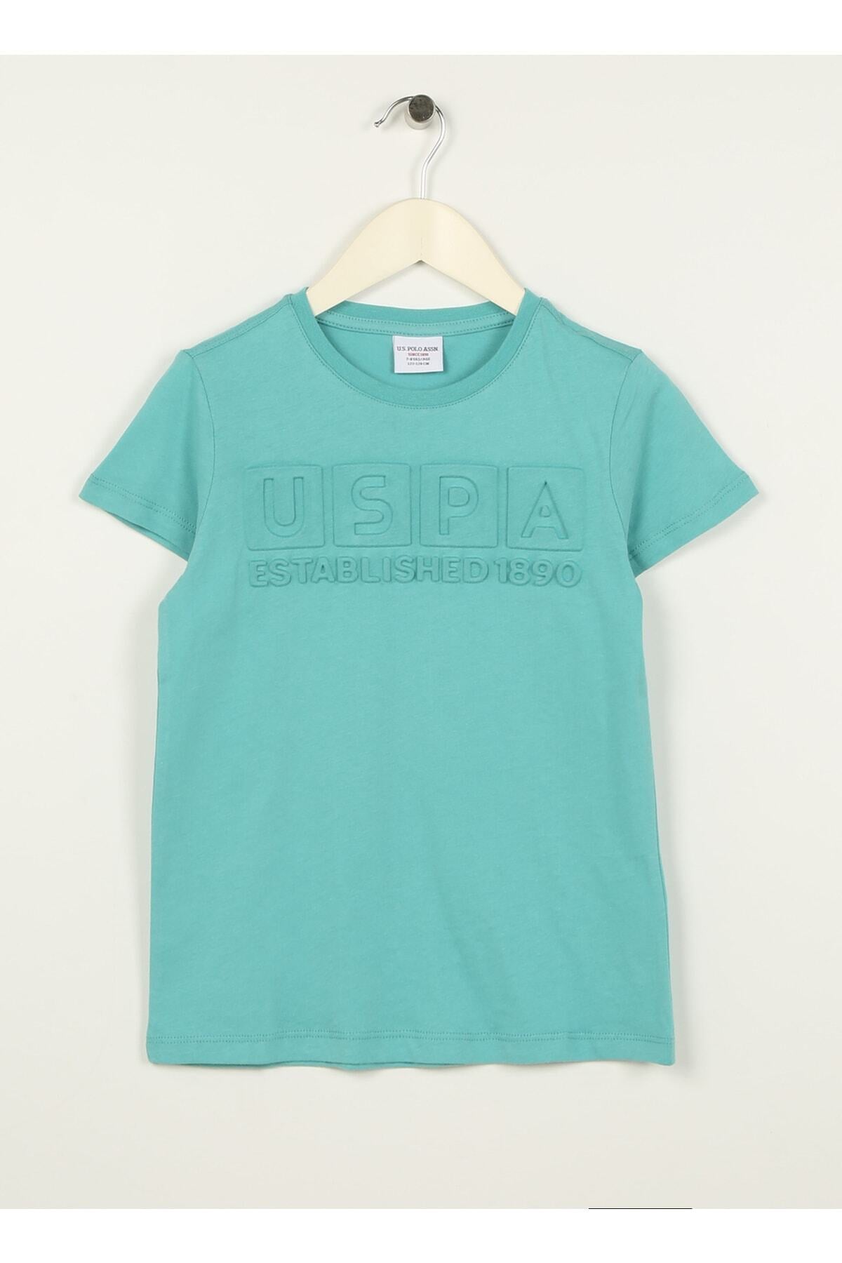 Düz Mint Erkek Çocuk T-shirt Meksıkakıds
